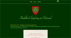 Desktop Screenshot of harvardbuddhist.org